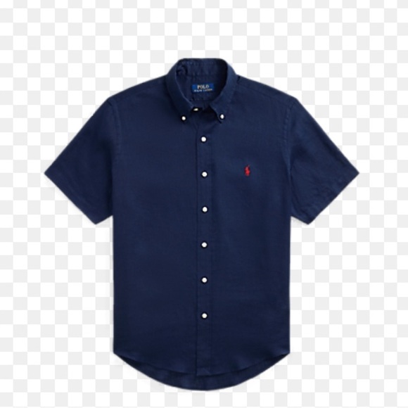 Polo Ralph Lauren Other - Ralph Lauren preppy cotton navy Button Down Short Sleeve large